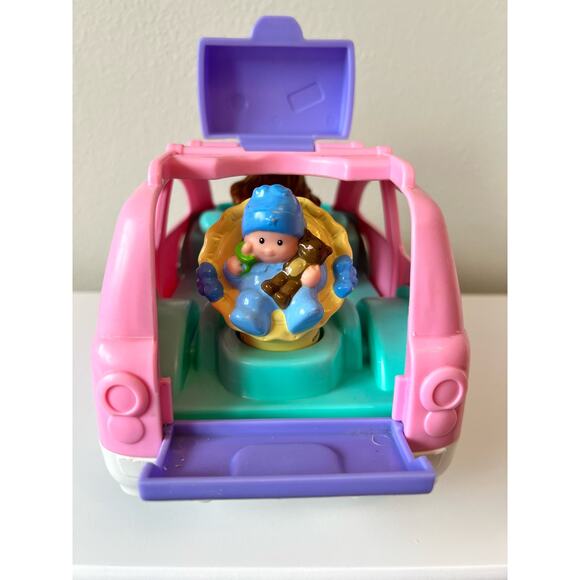 Fisher-Price Open & Close SUV with 2 Figures Mom Baby - Picture 2 of 4